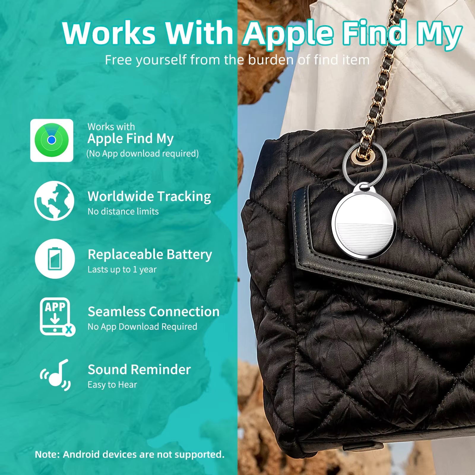 Porti-Fi™ Mobile Bluetooth GPS Tracker |Find My Device|